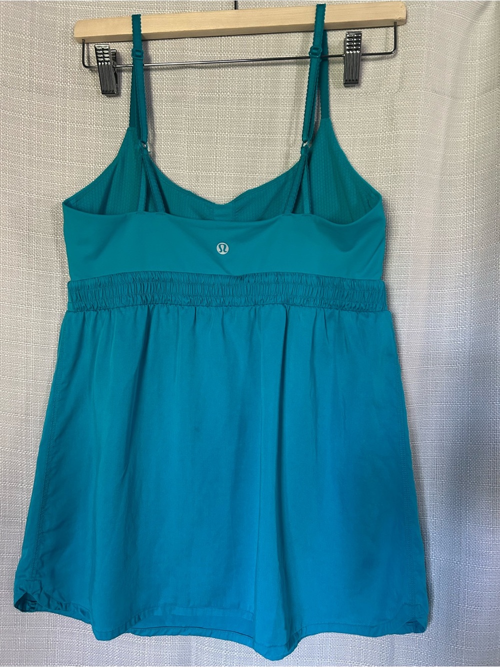lululemon athletica Teal Blue Strappy Athletic Tank